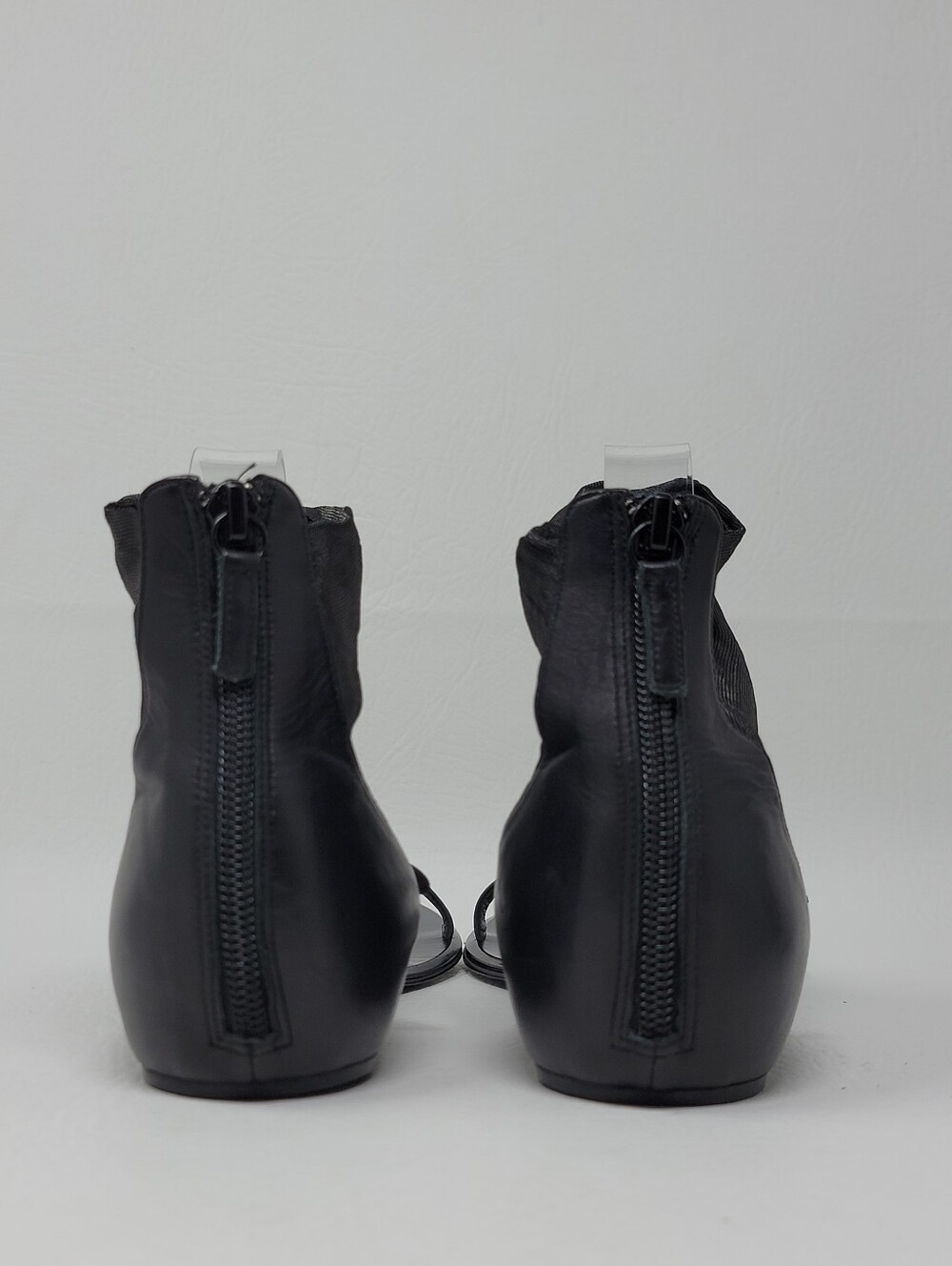 DELMAN Women's Black Sandals Leather Zipper Size 8 Pre-owned - Picture 7 of 9